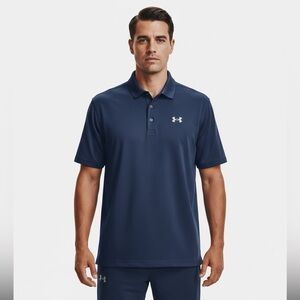 Under Armour Polo Shirt XXL – Navy Blue Performance Wear